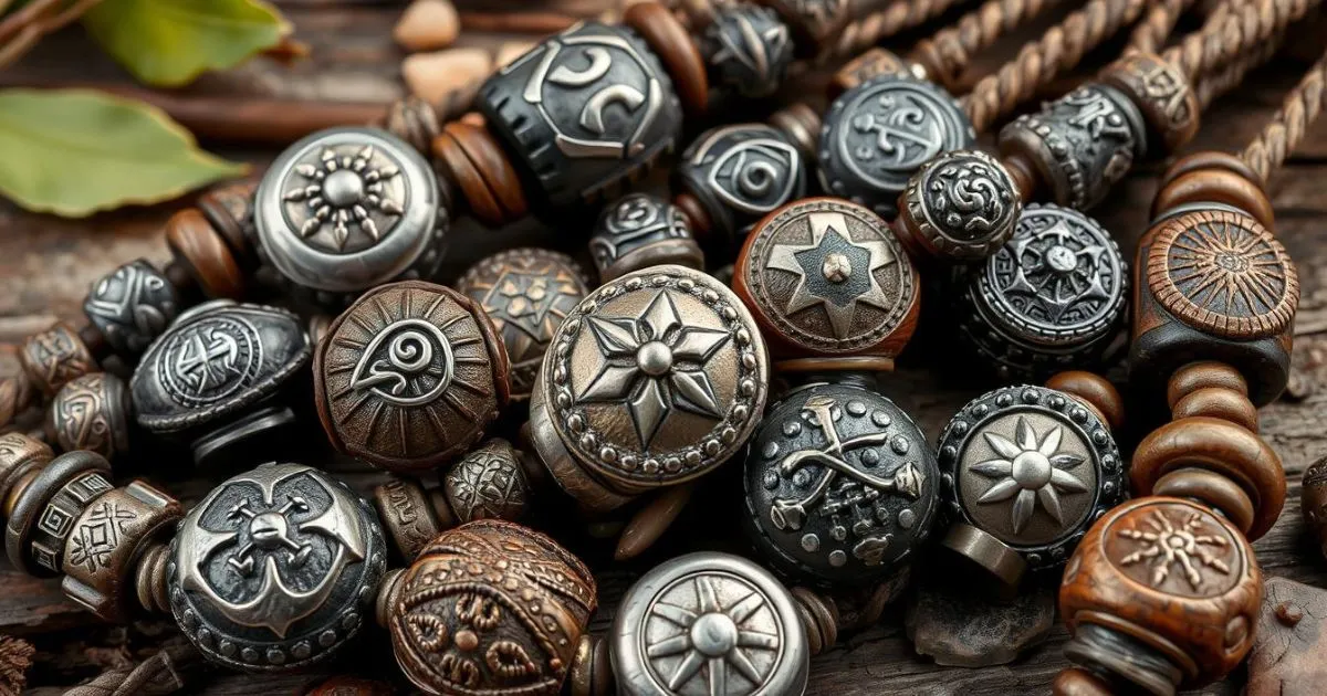 viking hair beads